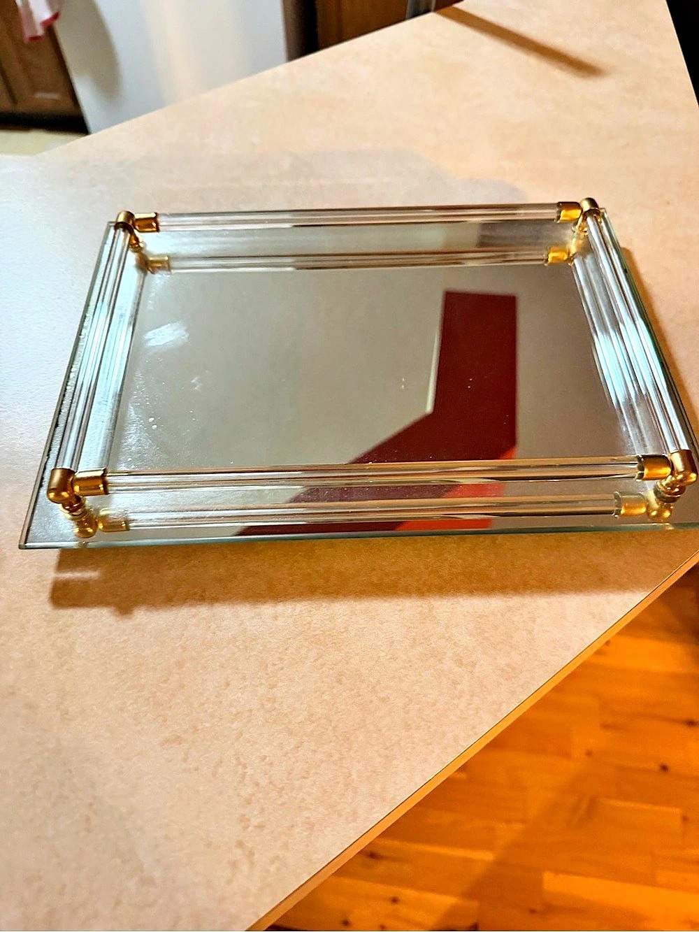 Clear Glass Decorative Tray
